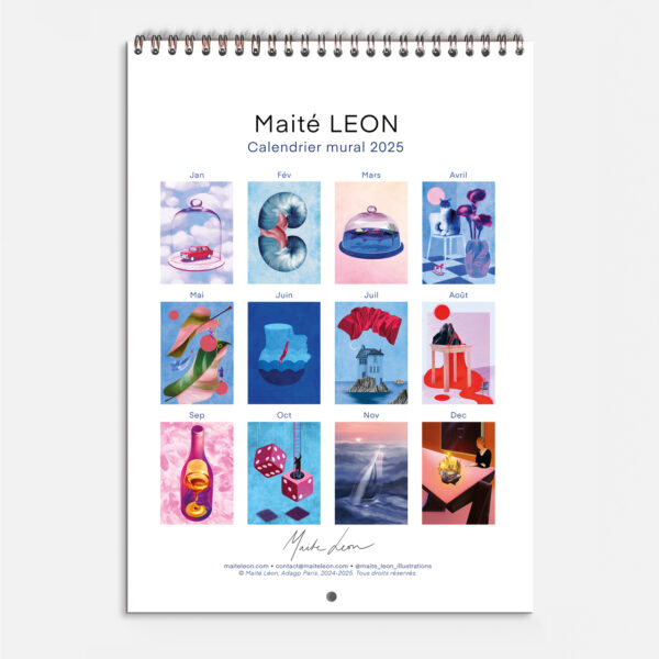 CALENDAR-2025-MAITE-LEON-SURREALISMS